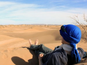 méditation au coeur du désert