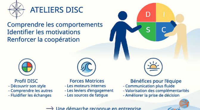 Disc et Forces Motrices en entreprise. Narbonne - Perpignan - Montpellier - Port La Nouvelle